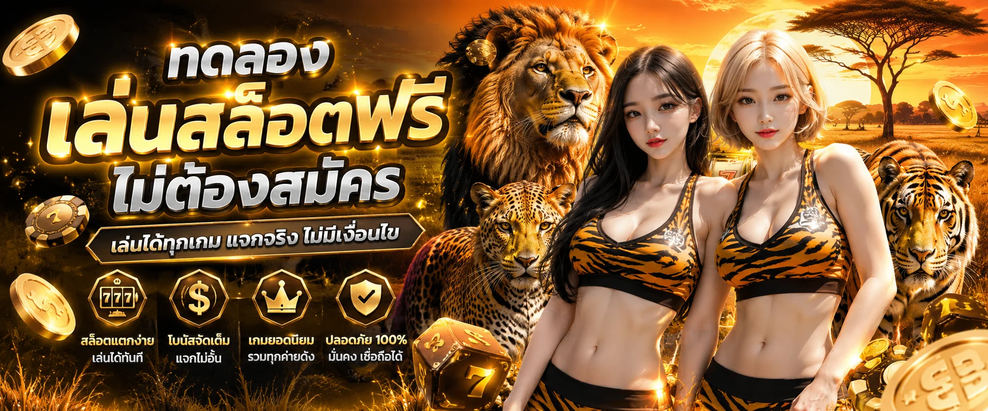 ทดลองเล่นสล็อตฟรี LIGER168 ไม่ต้องสมัคร